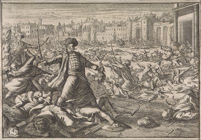Conquista di Baghdad da parte dei Turchi, 1638 da Caspar Luyken