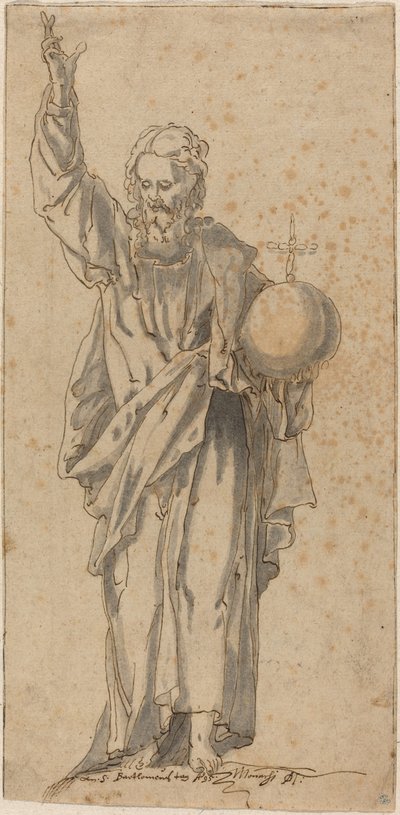 Cristo come Salvator Mundi da Caspar Meneller