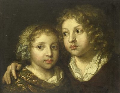 Una figlia e un figlio (Constantijn?) dell
