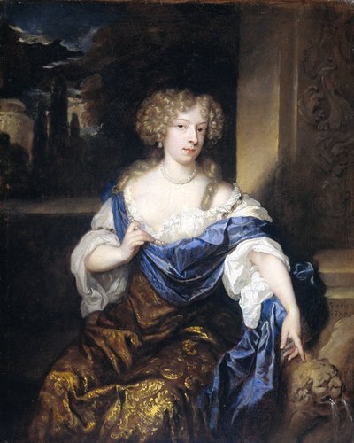 Ritratto di Helena Ctaharina de Witte (1661-95), moglie di Iman Mogge, signore di Haamstede da Caspar Netscher