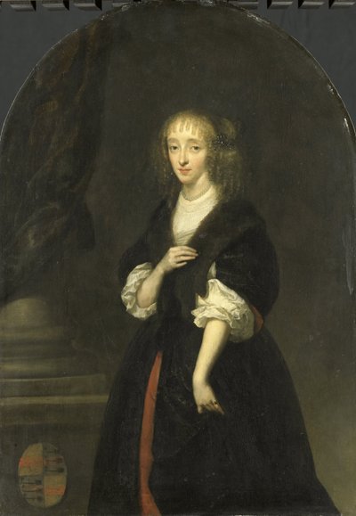 Ritratto di Jacoba Bicker (1640-95), moglie di Pieter de Graeff da Caspar Netscher