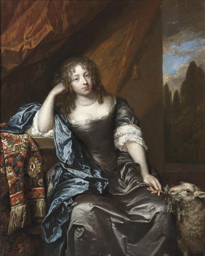 Ritratto di donna sconosciuta da Caspar Netscher