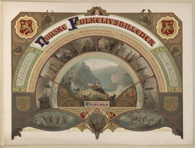 Illustrazione tratta dal libro Norske Folkelivsbilleder di Tidemand, Adolph e pubblicato da Chr. Tønsberg da Caspar Scheuren
