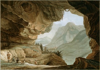 La tana del drago nel Cantone di Nidvaldo da Caspar Wolf