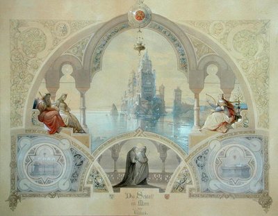 Il castello sul mare da Casper Johann Nepomuk Scheuren