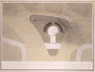 (Progetto per Fontana, Ridgefield, Connecticut) da Cass Gilbert