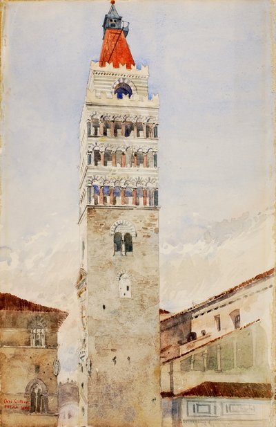 Torre della Cattedrale, Pistoia, Italia da Cass Gilbert