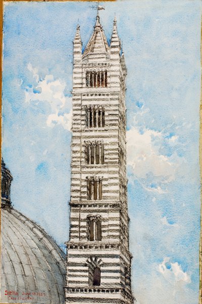 Torre del Duomo, Siena da Cass Gilbert