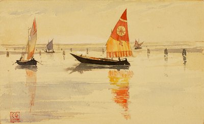 Barche a vela Venezia, 1898 da Cass Gilbert
