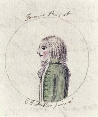 Giacomo I, c.1790 da Cassandra Austen
