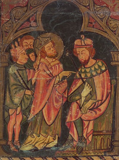 San Cipriano (c.200-258) Vescovo di Cartagine portato davanti all