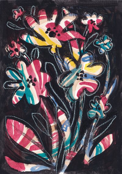 Fiori a strisce colorate da Catalina Somolinos