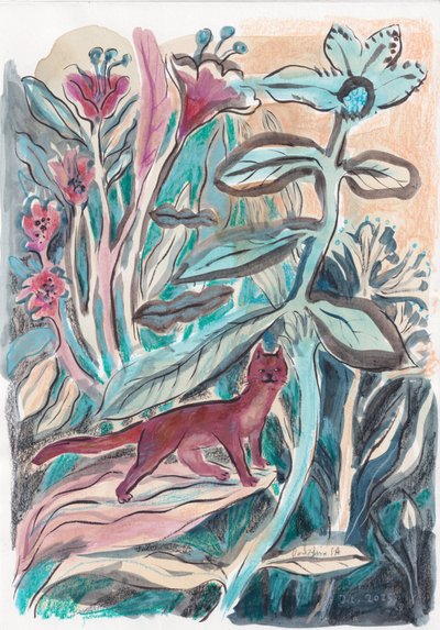 Gatto della giungla stravagante da Catalina Somolinos