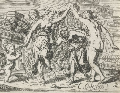 Donne danzanti e Amore da Catharina Questiers
