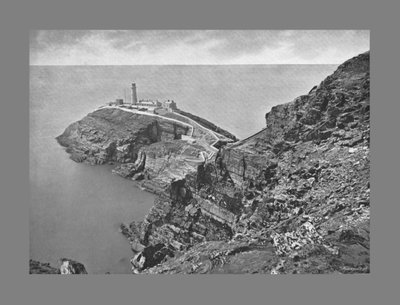 Faro di South Stack, Holyhead, c1900 da Catherall and Pritchard