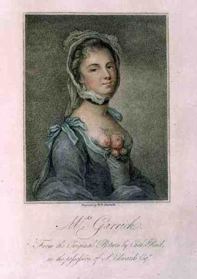 Signora Garrick, inciso da W.P. Sherlock da Catherine (after) Read