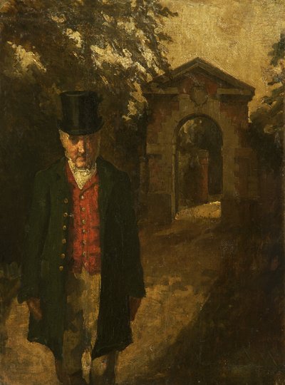Paolo, il Portiere a Tabley Hall (James Hall, Portiere a Tabley per 40 Anni) da Catherine Barbara Southeby