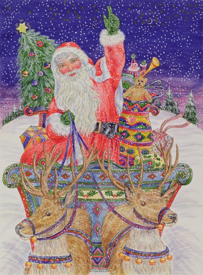 Babbo Natale parte alla vigilia di Natale da Catherine Bradbury