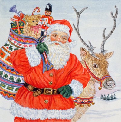 Babbo Natale e le sue renne da Catherine Bradbury