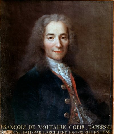 Ritratto di Voltaire da Catherine Lusurier