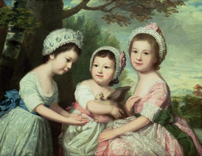 Caroline, Samuel Graeme e Catherine Marsh, c.1770s da Catherine Read
