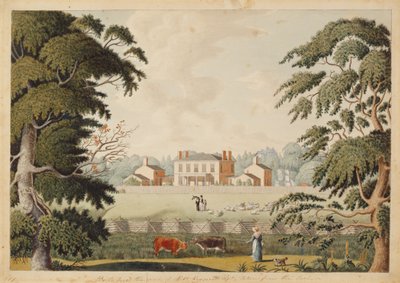 Belle Vue, la Residenza di Robert Reynolds, Esquire vista da Est da Catherine Reynolds