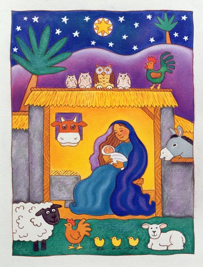 Un presepe nel cortile, 1996 da Cathy Baxter