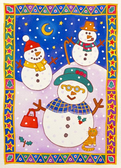 Pupazzi di neve nella neve da Cathy Baxter