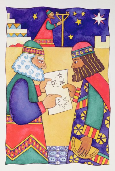 I Magi Cercano la Stella di Betlemme da Cathy Baxter