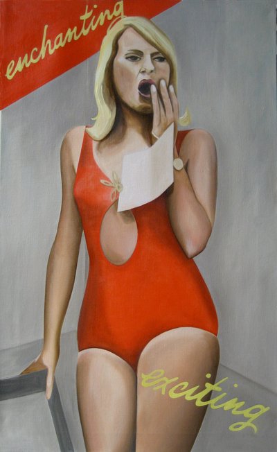 Incantevole, emozionante, 2007 (olio su lino) da Cathy Lomax