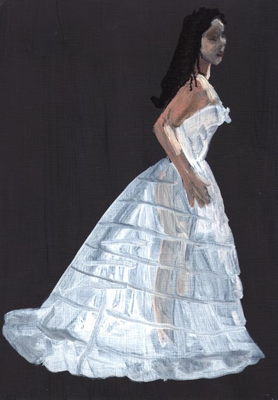 Susannah, 2011 (olio su carta) da Cathy Lomax