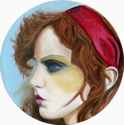 Vogue Rococo, 2008 (olio su tela) da Cathy Lomax