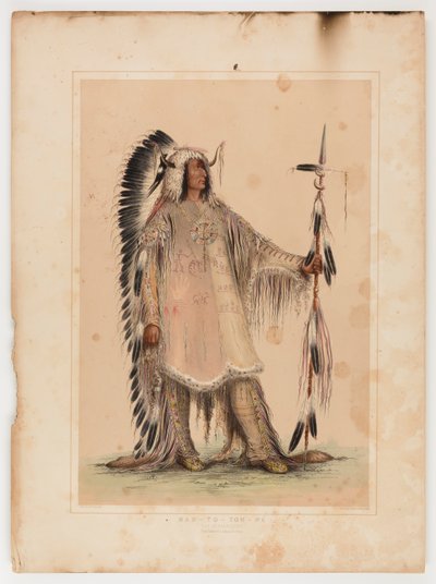 Mah-to-toh-pa, il capo Mandan da Catlin, George