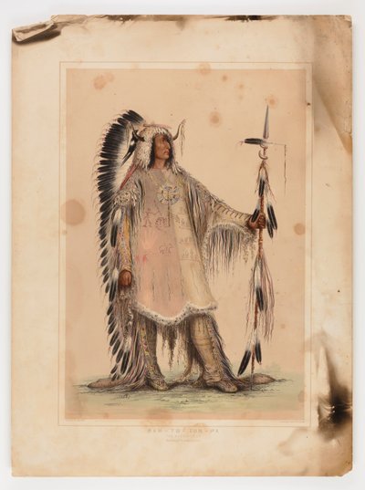 Mah-to-toh-pa, il capo Mandan da Catlin, George