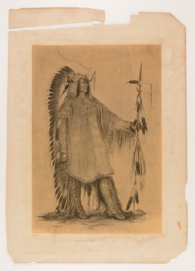 Mah-to-toh-pa, il capo Mandan da Catlin, George