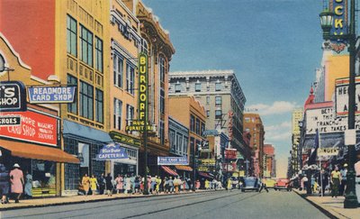 Quarta Ave., guardando a nord, 1942 da Caufield and Shook