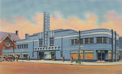 Terminal degli autobus Greyhound, 1942 da Caufield and Shook