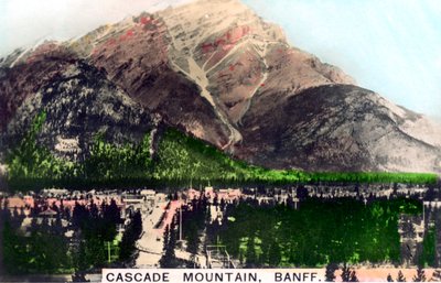 Montagna Cascade, Banff, Alberta, Canada, c1920s da Cavenders Ltd