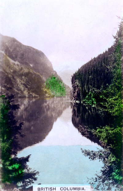 Scena costiera, Columbia Britannica, Canada, c1920s da Cavenders Ltd