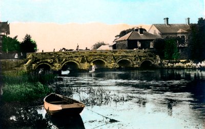 Il vecchio ponte, Christchurch, Dorset, 1926 da Cavenders Ltd