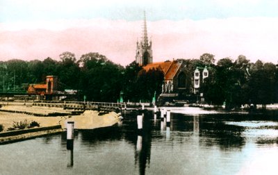 Il fiume Tamigi a Marlow, Buckinghamshire, 1926 da Cavenders Ltd