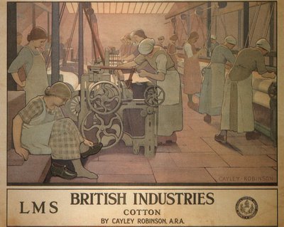Industrie Britanniche - Cotone, 1924 da Cayley Robinson