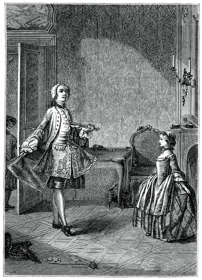 La lezione, 1885 da Cazot