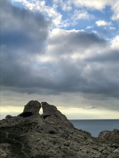 Paesaggio - Cielo e mare, 2019 (foto) da Cécile Jamet