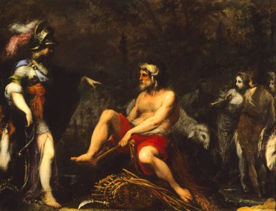 Erminia tra i pastori da Cecco  Bravo