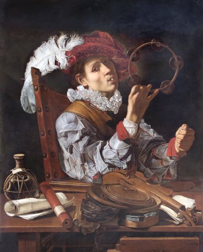 Un musicista, c.1610 da Cecco de Caravaggio