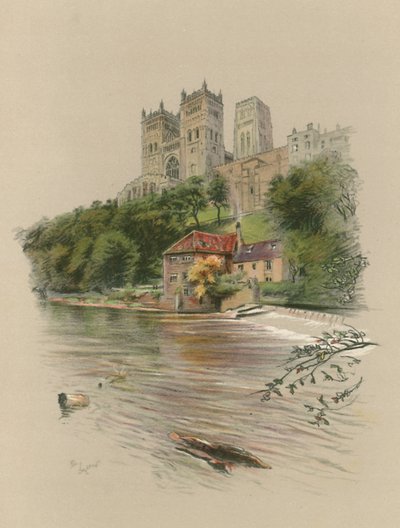 Cattedrale di Durham da Cecil Charles Windsor Aldin