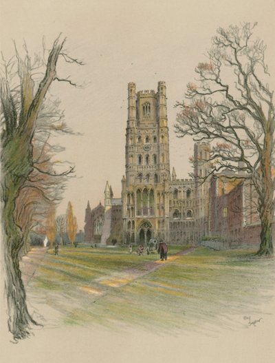 Cattedrale di Ely da Cecil Charles Windsor Aldin