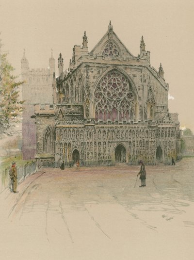 Cattedrale di Exeter da Cecil Charles Windsor Aldin