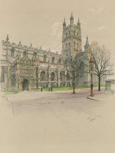 Cattedrale di Gloucester da Cecil Charles Windsor Aldin